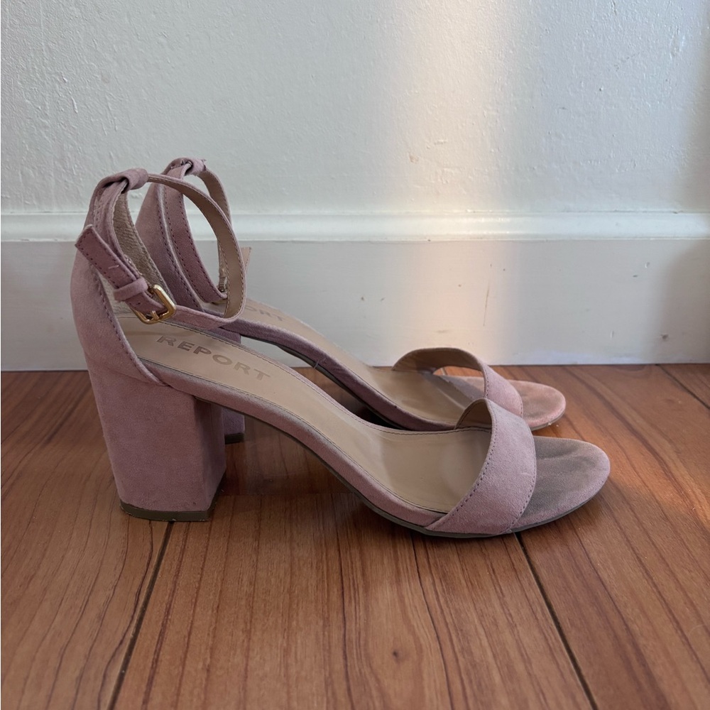 Report Women's Blush Block Heels